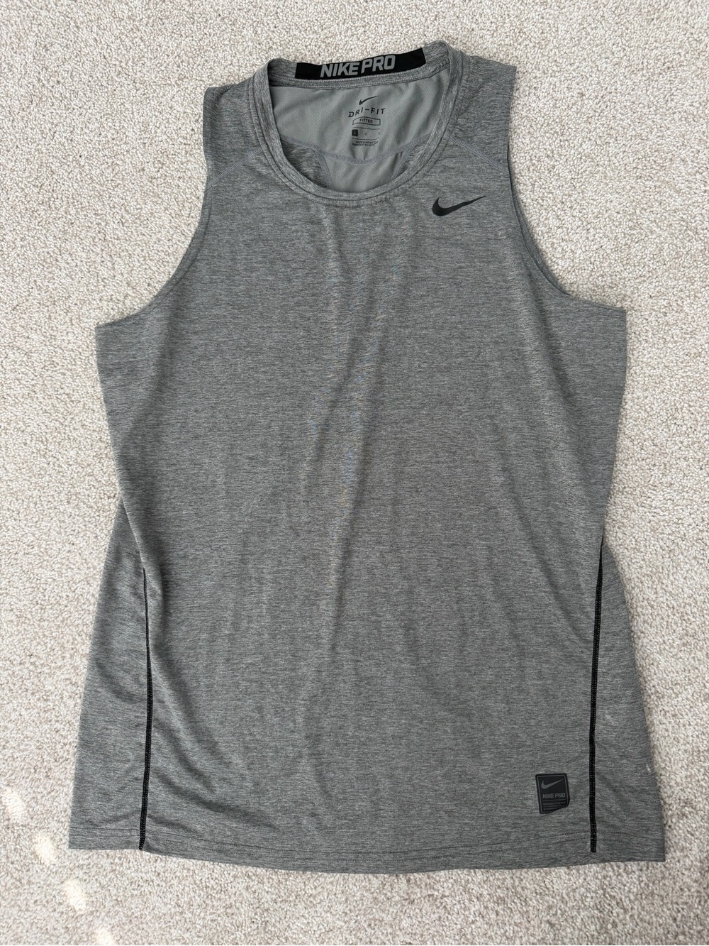 Nike Grey Performance Tank Top